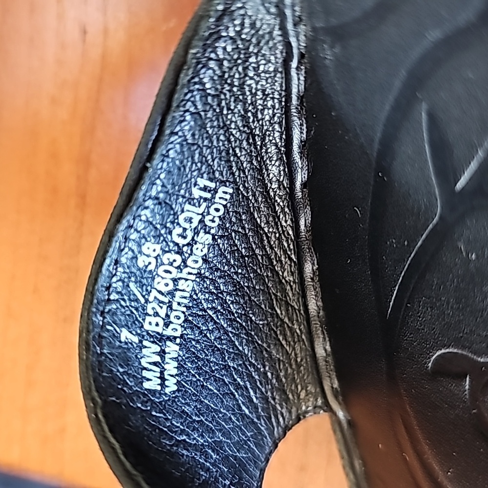 Born Black Wedge Sandals - Picture 12 of 15